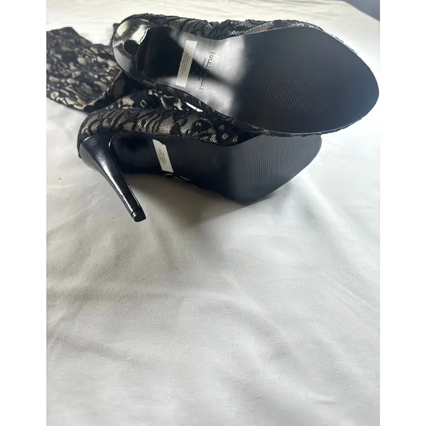 Colin Stuart Thigh High Lace Sexy Stiletto Womens Boots Size 7 - Image 4