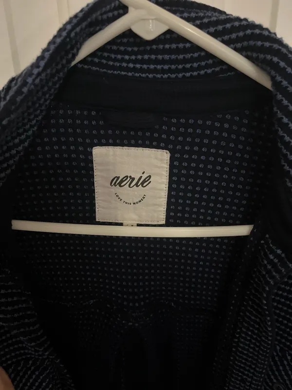 aerie blue button down shirt  - Image 2