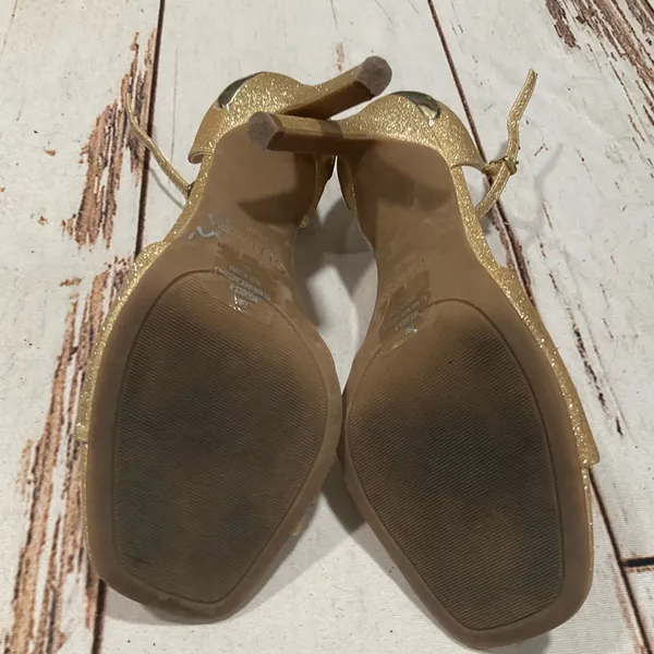 Guess Womens Gold Glitter Stiletto Heels‎ - Image 6