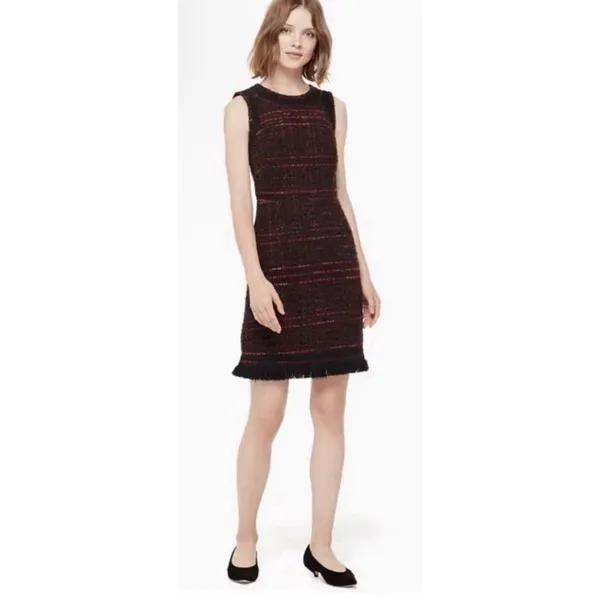 Kate Spade New York So Foxy metallic tweed sheath dress Size 0 - Image 3