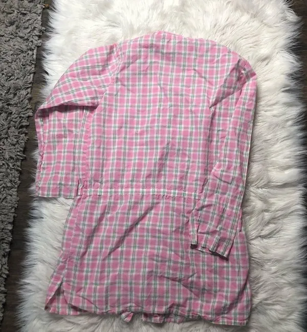 Victoria’s Secret Plaid Tie Nightgown size medium - Image 3