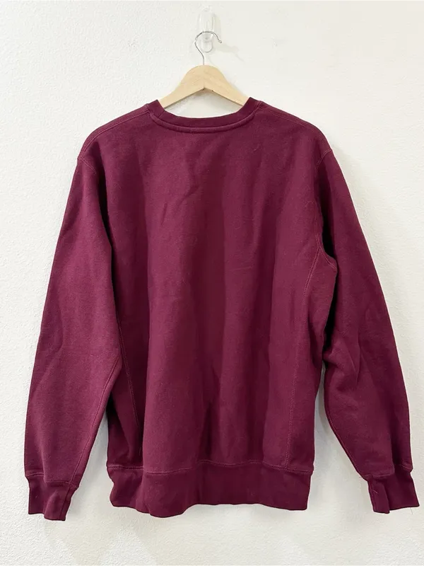 Adele Rolling In The Deep Embroidered‎ Crewneck Sweatshirt Burgundy Size M Merch - Image 6