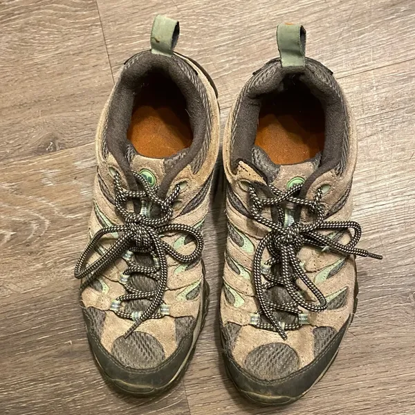 Merrell Drizzle/Mint Low Top Hiking Shoes Size 7 - Image 3