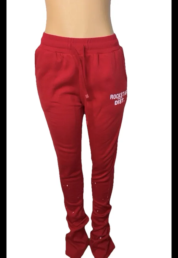 Rockstar sweatpants Red - Image 2