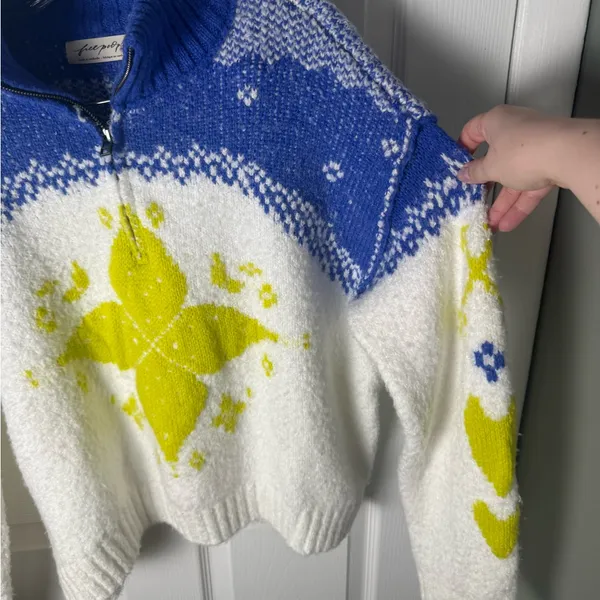 Free People Mythical Pullover in Starbright Combo XS - Image 4