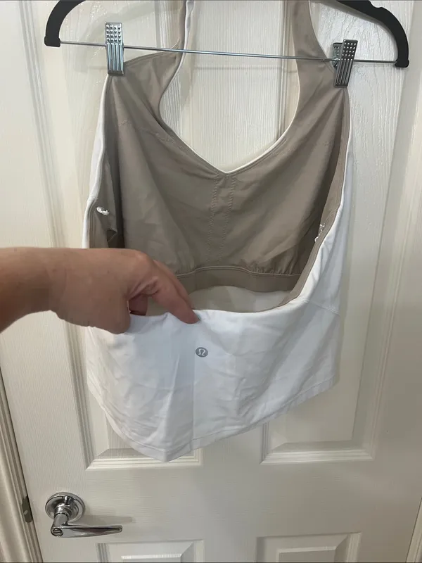 lululemon athletica White Halter Tank Top - Image 2