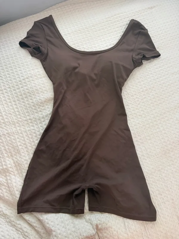 Amazon Brown Athletic Romper - Image 3