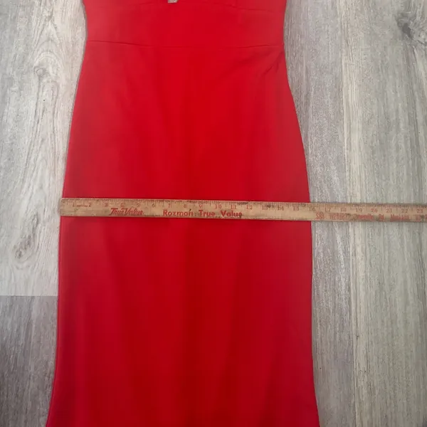 Revolve x Katie May Edgy Dress Red One Shoulder Cutout Maxi Gown‎ Dress Medium - Image 8