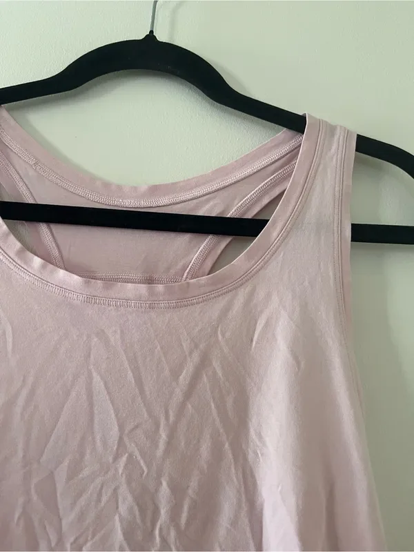 Lululemon Pink Racerback Workout Tank Top Small Pilates Balletcore Loungewear - Image 2