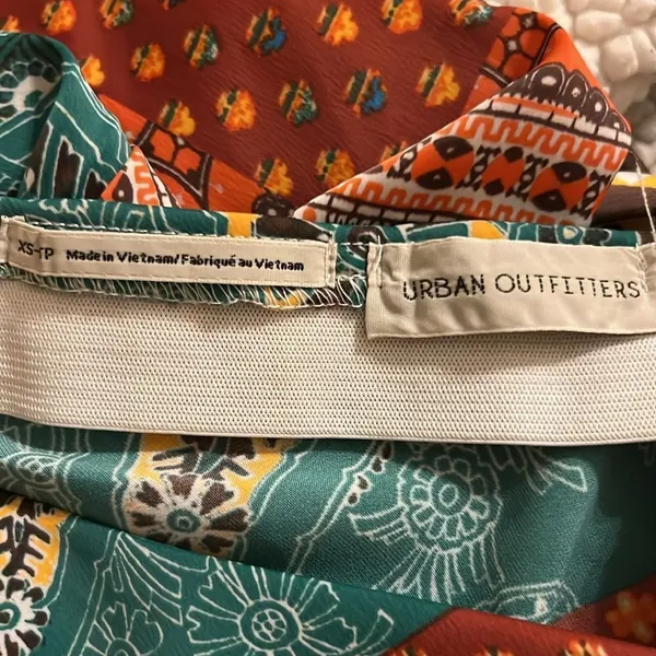 Urban outfitters‎ maise patchwork midi skirt xs - Image 10
