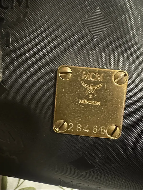 MCM Black Mini Bag in Viseto Coated Canvas - Image 15