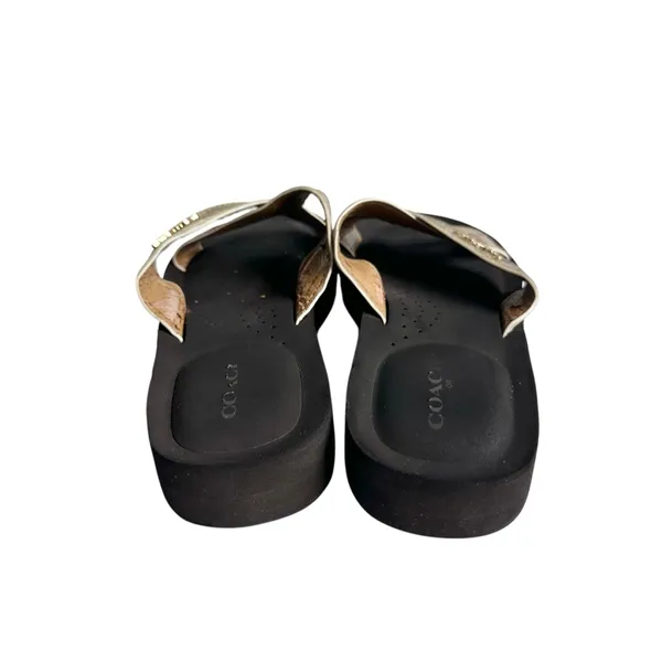  🔃Coach Signature Flip Flop Sandal Flat - Image 5