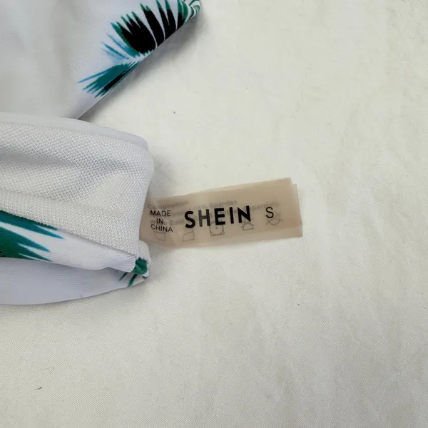 SHEIN white palm leaf bikini bottom - Image 3