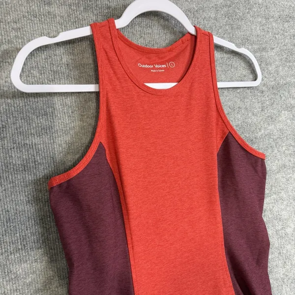 Outdoor Voices Size-L Women's Dress Poppy Red Shiraz Athena Athletic - Image 8