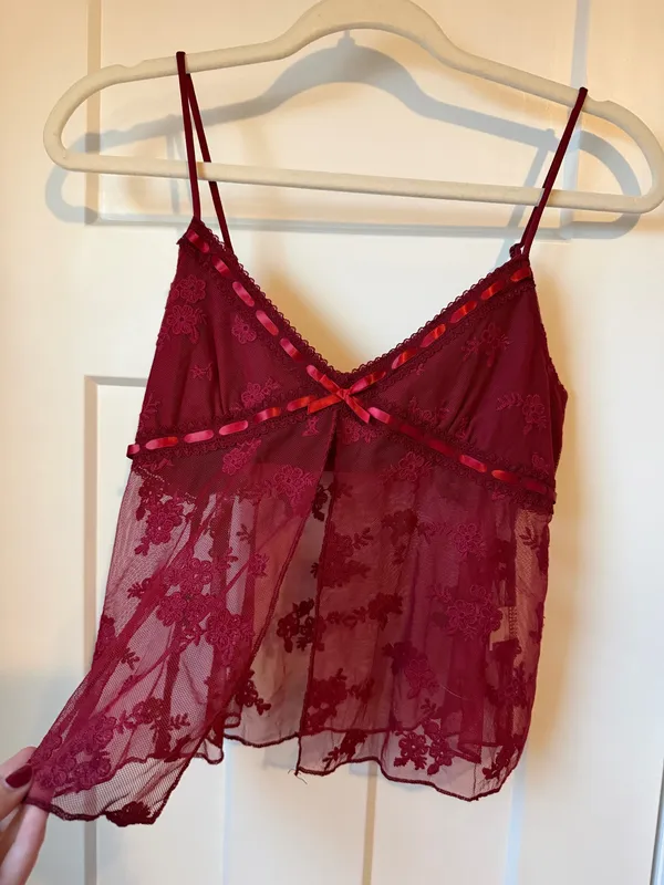 Red Lace Top - Image 3