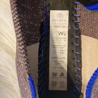 Rothy's Women's Brown and Blue Flats size 6 excellent condition see all photos - Image 5