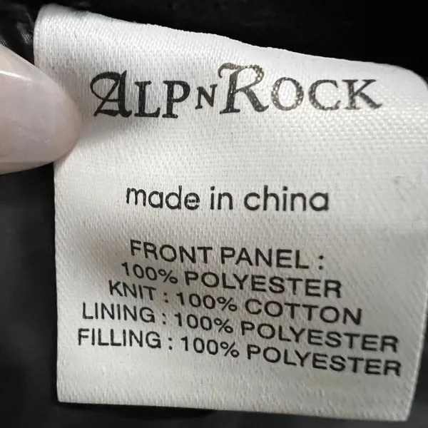Alp-n-Rock Quilted Puffer Knit Jacket Light Pink Black Zip Up Women’s M - Image 9