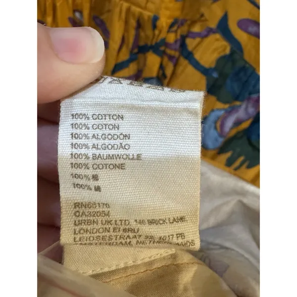 NWT Anthropologie Let Me Be Printed Tunic Dress Mini Floral Size XLP‎ - Image 11