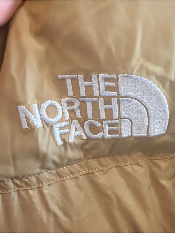 The North Face Favorite 1996 Retro Nuptse Jacket in Khaki Stone Tan - Image 2
