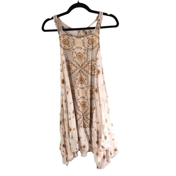 Intimately Free People Into You Tea Sleeveless Mini Slip Dress Beige Size S - Image 4