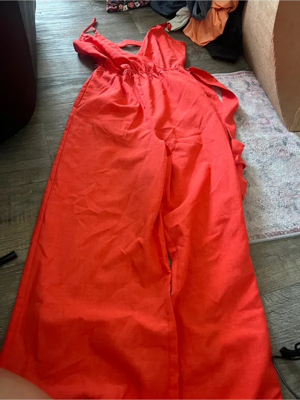 Flying Tomato Wide Leg Textured Jumpsuit Size xs - Image 11