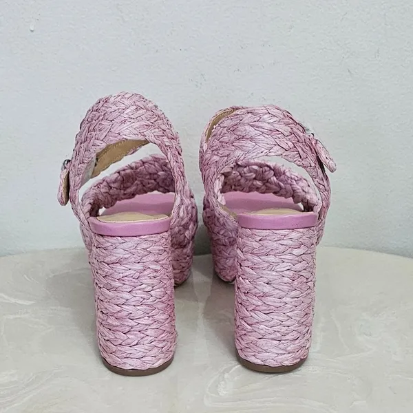 JustFab Rosalie Heeled Sandal Moonlite Mauve Women's Size 9 - Image 6
