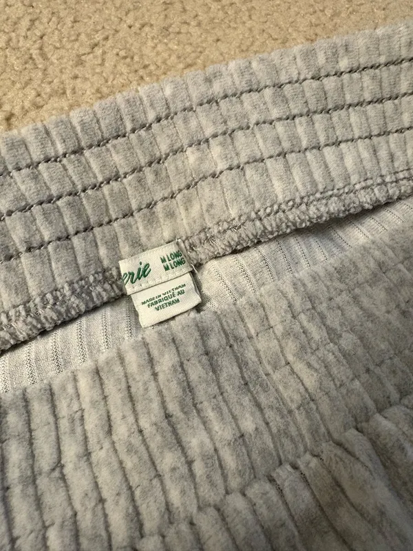 Aerie Flare Groove On Ribbed Pants Velour - Image 3