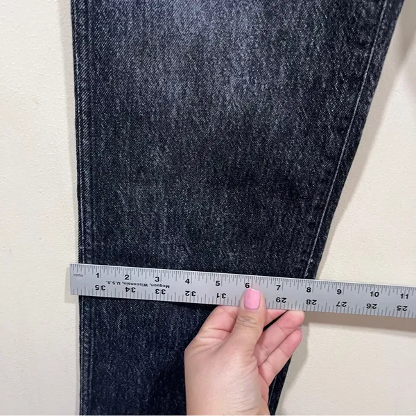 WRANGLER WILD WEST STRAIGHT JEAN IN WASHED BLACK 25X28 western - Image 5