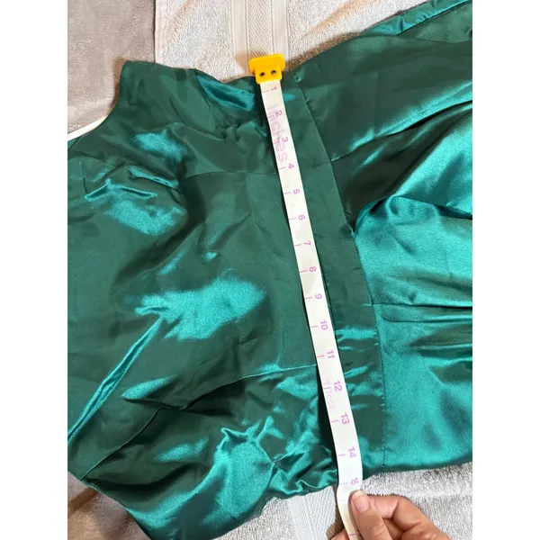 NWT Lulus Size Large Broadway Show Emerald‎ Green High-Low Gown Formal - Image 8