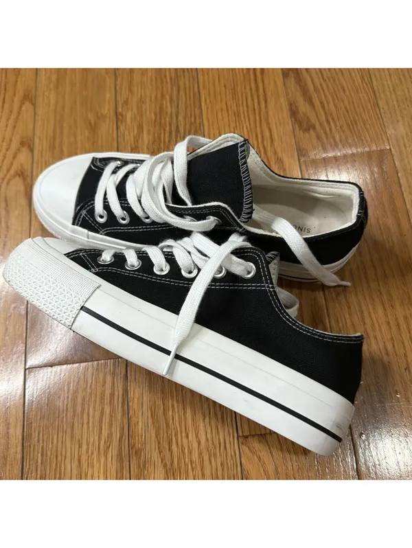 Size 8M Women’s Shoes Sincerely Jules Vina Black & White - Image 7