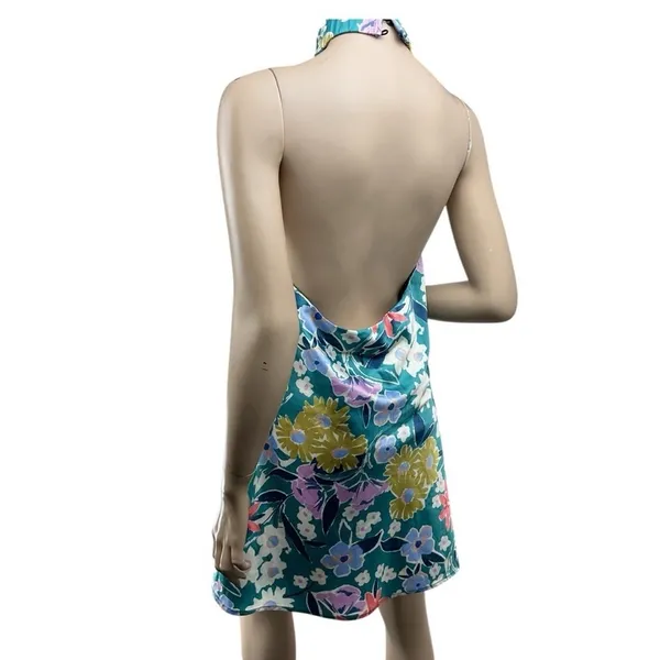 C'isa Floral‎ Twist Front Mini Dress Size M NWT - Image 5