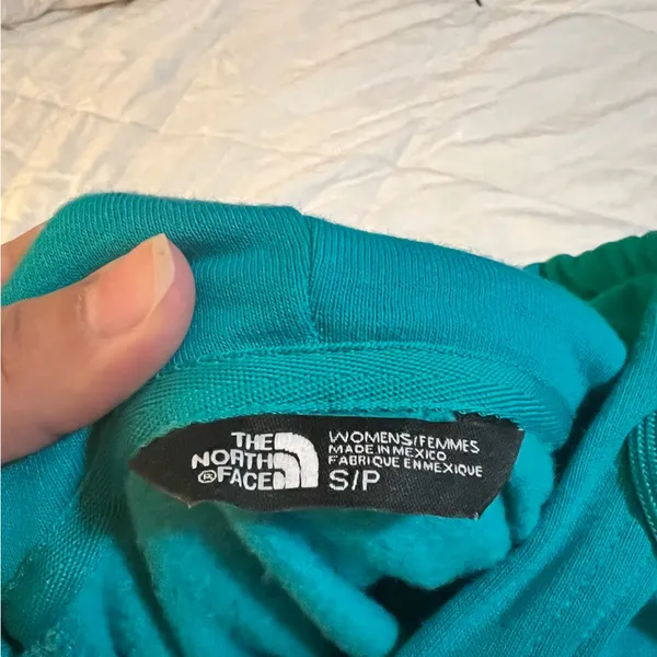 The North Face womens hoodie. Color:Teal Size:Small - Image 6