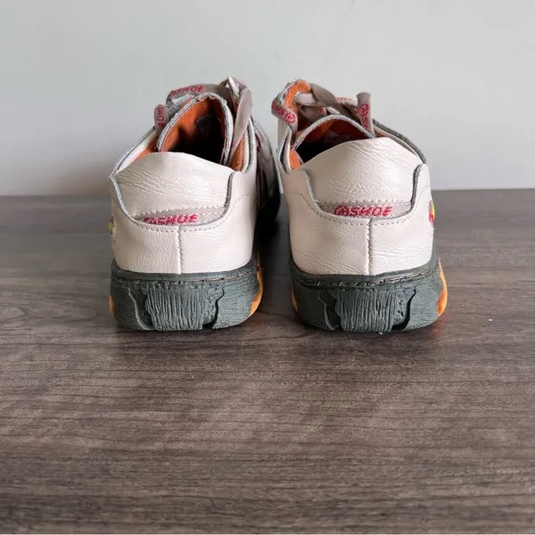 Chshoer Women's Patchwork Leather Shoe Size 9.5 #B1567 Tan - Image 5