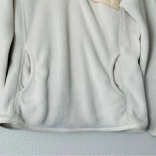 Patagonia Re-Tool Snap-T Fleece Polartec Pullover Cream White Size Large - Image 5