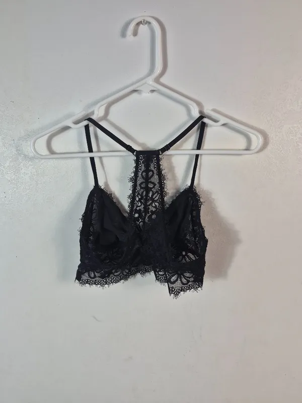 Aerie Black Lace Bralette S - Image 4