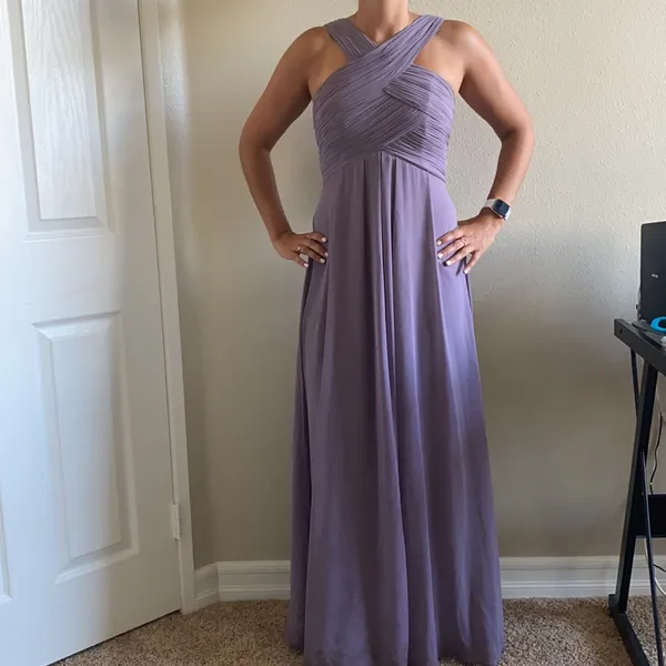 #LEVKOFF Size 2 Purple Bridesmaids Dress - Image 4