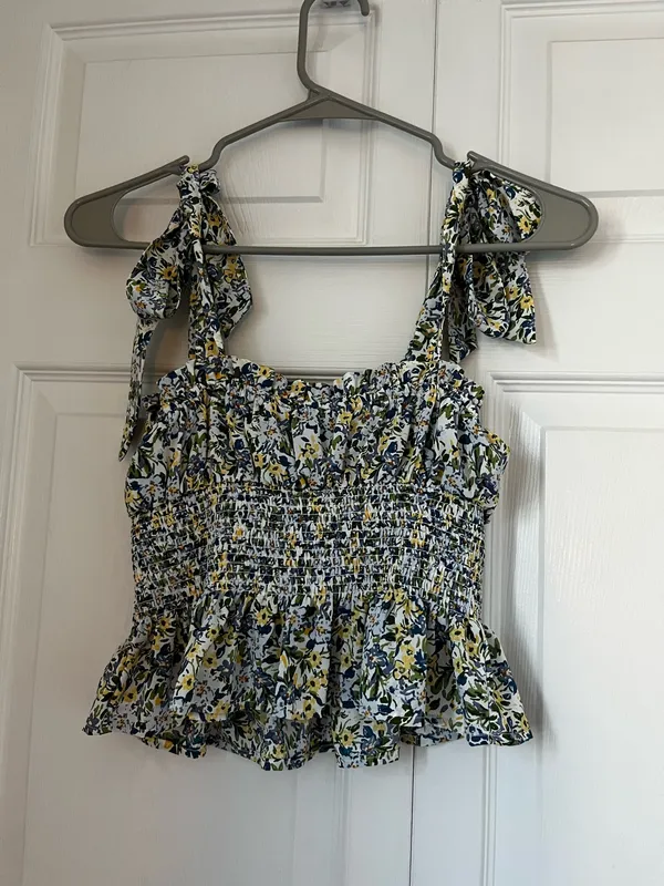 Forever 21 floral tank top size xs - Image 2