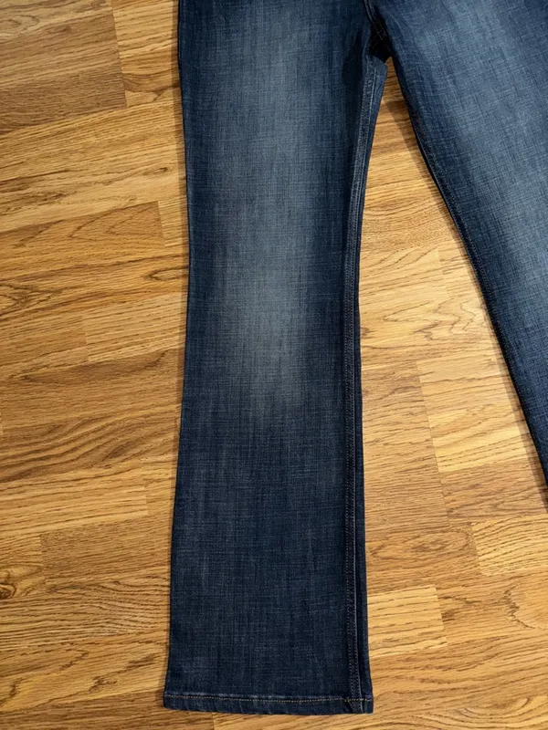 Wrangler Bootcut Jeans Juniors Size 11 Length 32 Dark Wash Pockets Stretch NWT - Image 3