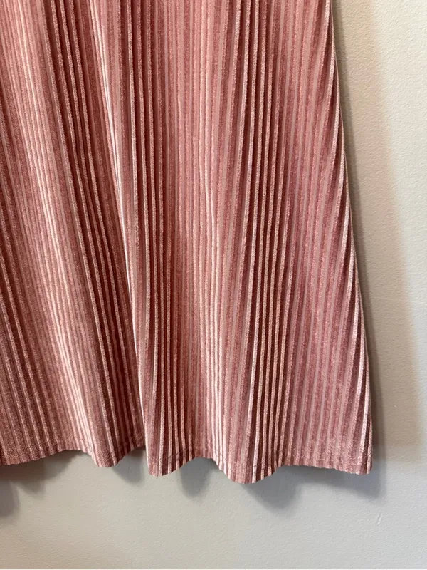POL Dusty Pink Velvet Pocket Shift Dress Size S - Image 7