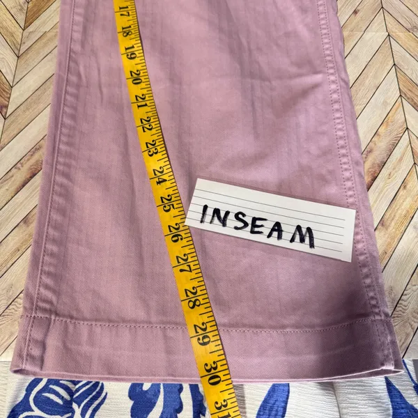 Madewell Perfect Vintage‎ Wide-Leg Pant Women 31 Grape High Rise Utility Edition - Image 13