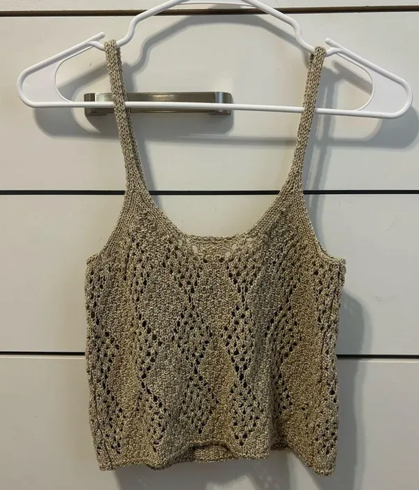 Free People glisten cami top in crochet knit - Image 3