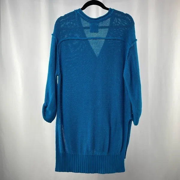 Free People Firefly‎ Tunic Sweater in Blue Size Small - Image 8