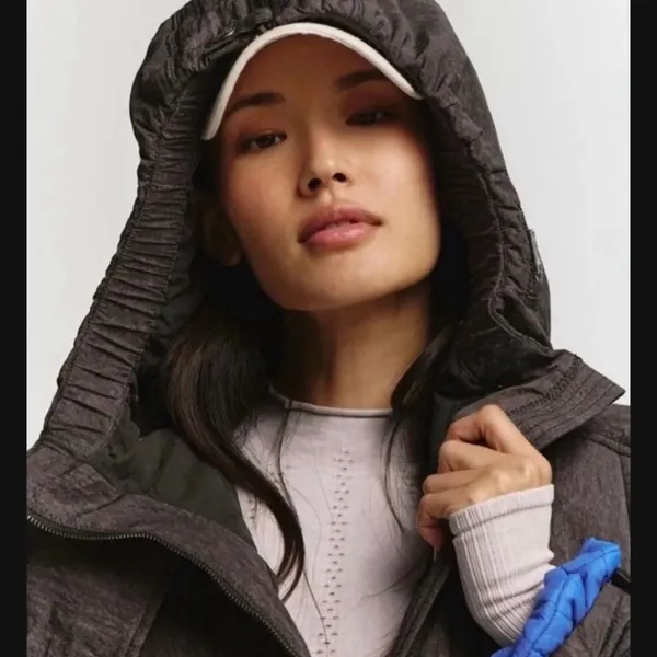 Free People Tricked Out Trek Utility Puffer XS oversized cargo belted - Image 4