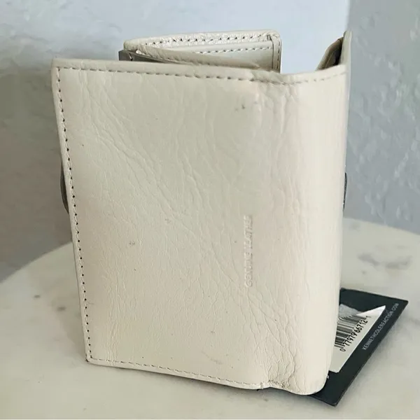 KENNETH COLE REACTION VINTAGE WALLET WITH‎ SOLAR POWERED CALCULATOR, Ivory, NWT - Image 13