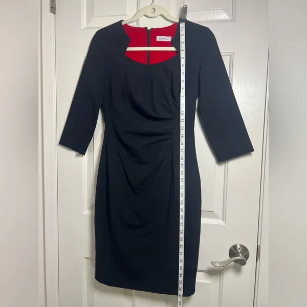 Calvin Klein‎ Black Long Sleeve Dress - Image 4