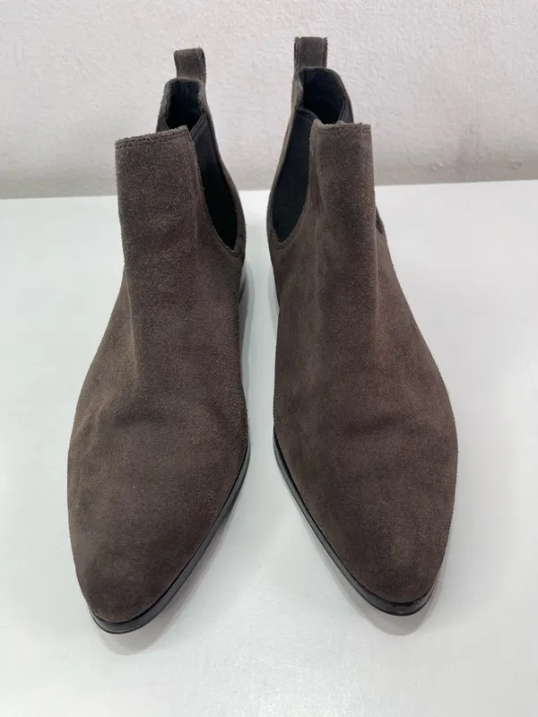 Coach Suffolk Chelsea Boots Booties Brown Suede Point Toe Women’s 8 B - Image 2