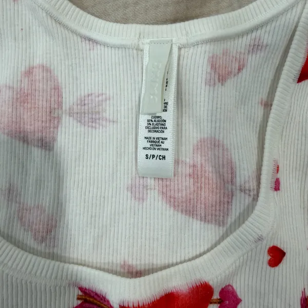 SKIMS Valentine’s Day heart cotton ribbed tank - Image 3