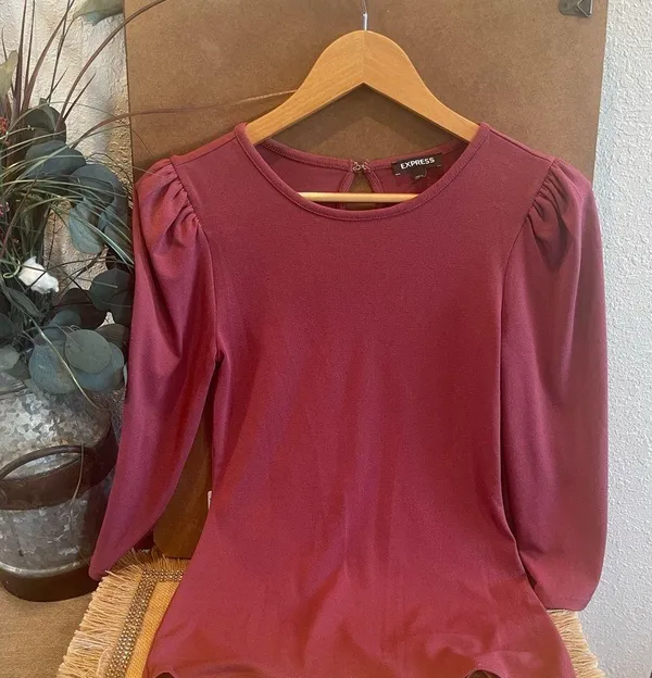 Express Puff Sleeve Top Size M - Image 4