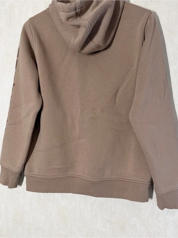 Carhartt Women’s Clarksburg Graphic Sleeve Hoodie Pullover Sweatshirt in Brown M - Image 7
