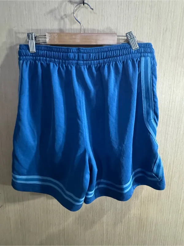 Women’s Nike Dri Fit Fly Crossover Blue Athletic Shorts Size Medium - Image 3